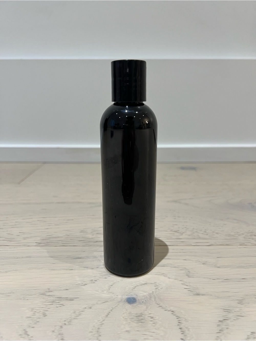 Empty Black Bottle